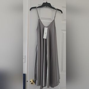 NWT!! ELEGANT SILK AND SALT CAMISOLE TRAPEZE DRESS-ONE SIZE- GREAT NYEve DRESS